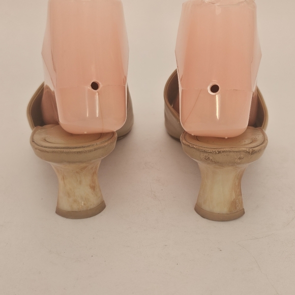 Vince Palmar Slide Sandals, Dune Leather, Size 7 - Picture 4 of 10